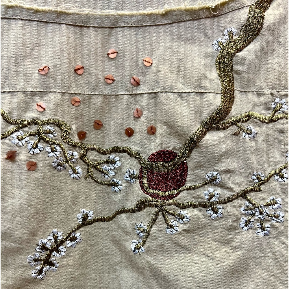Sandy Starkman Vintage Embroidered Jacket Art Embellished Small - Picture 14 of 15